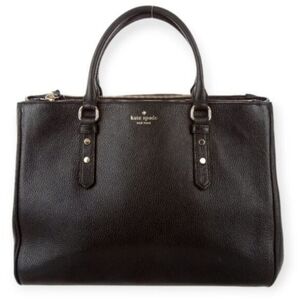 Kate Spade Leighann Mulberry Street Womens PEBBLE Leather Satchel Bag EUC.